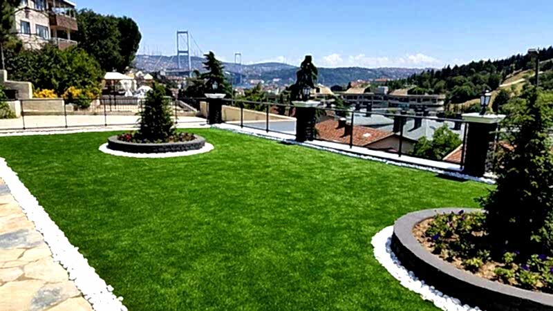 22mm curly çim halı peyzaj suni çimi yapay çim halı 22mm nurteks çim halı yeşil green