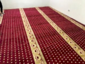 Bordo Saflı Klasik Cami Halısı Polip 2800gr