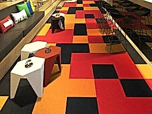 Color Plus Düz Renkli Karo Halı Ofis ve Otel Halısı