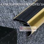 Lastikli Merdiven Profili Gold Sarı Renk
