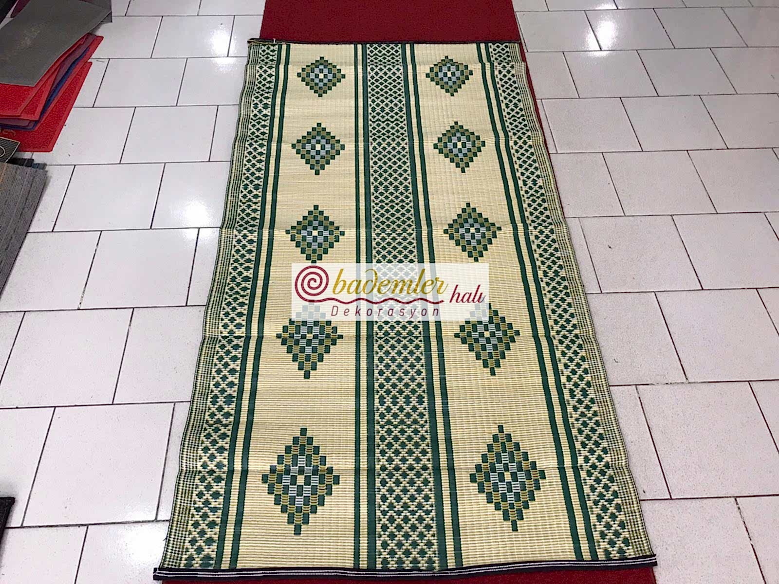 Toptan Namaz Hasırı Cami hasırı 120x230 ebat plastik kilim imalattan ucuz hesaplı cami avlusu için hasır namaz hasırı üreticisi istanbul istoç cami hasır