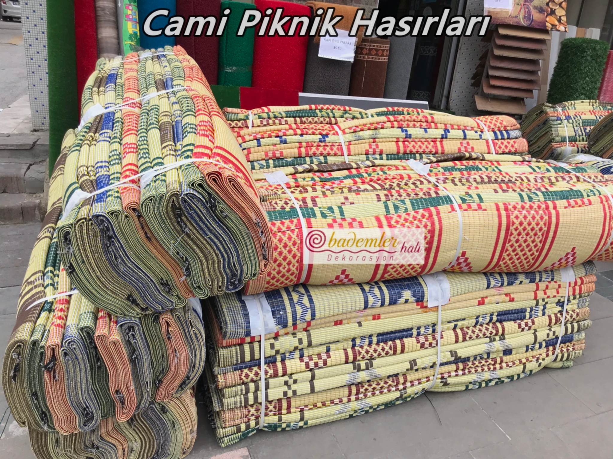 Toptan Plastik Cami Hasırı 180x230 ebat namaz hasırı camilik hasır mescid hasırı çift katlı hasır çift mekik kalın seri üretim cami hasırı 180x230 ebat