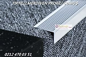 Tırtıllı Merdiven Profili Gümüş ve Sarı Renk