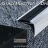 Merdiven Halı Profili Köşebent profil lastikli kaydımaz profil merdiven profili lastikli gümüş renk sarı Gold renk merdiven profili köşe halı profili