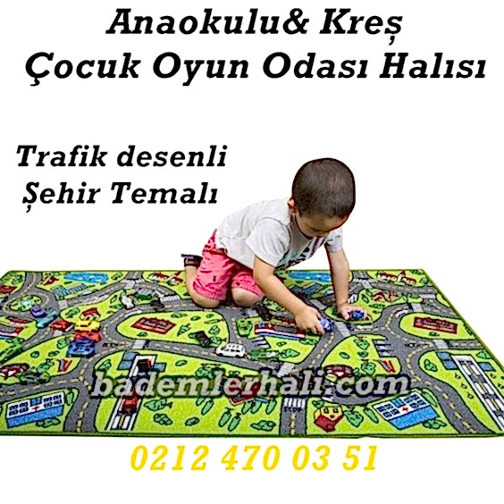 trafik desenli halı Çocuk odası oyun halısı oyun halı döşeme halıfleks kaplama anokulu kreş Oyun Odası Halı Zemin Kaplama Kreş Anaokulu Çocuk odası halısı zemin döşeme