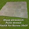 30x30 Modüler Plastik Karolar – Ahşap Estetiği, Plastik Dayanıklılığı