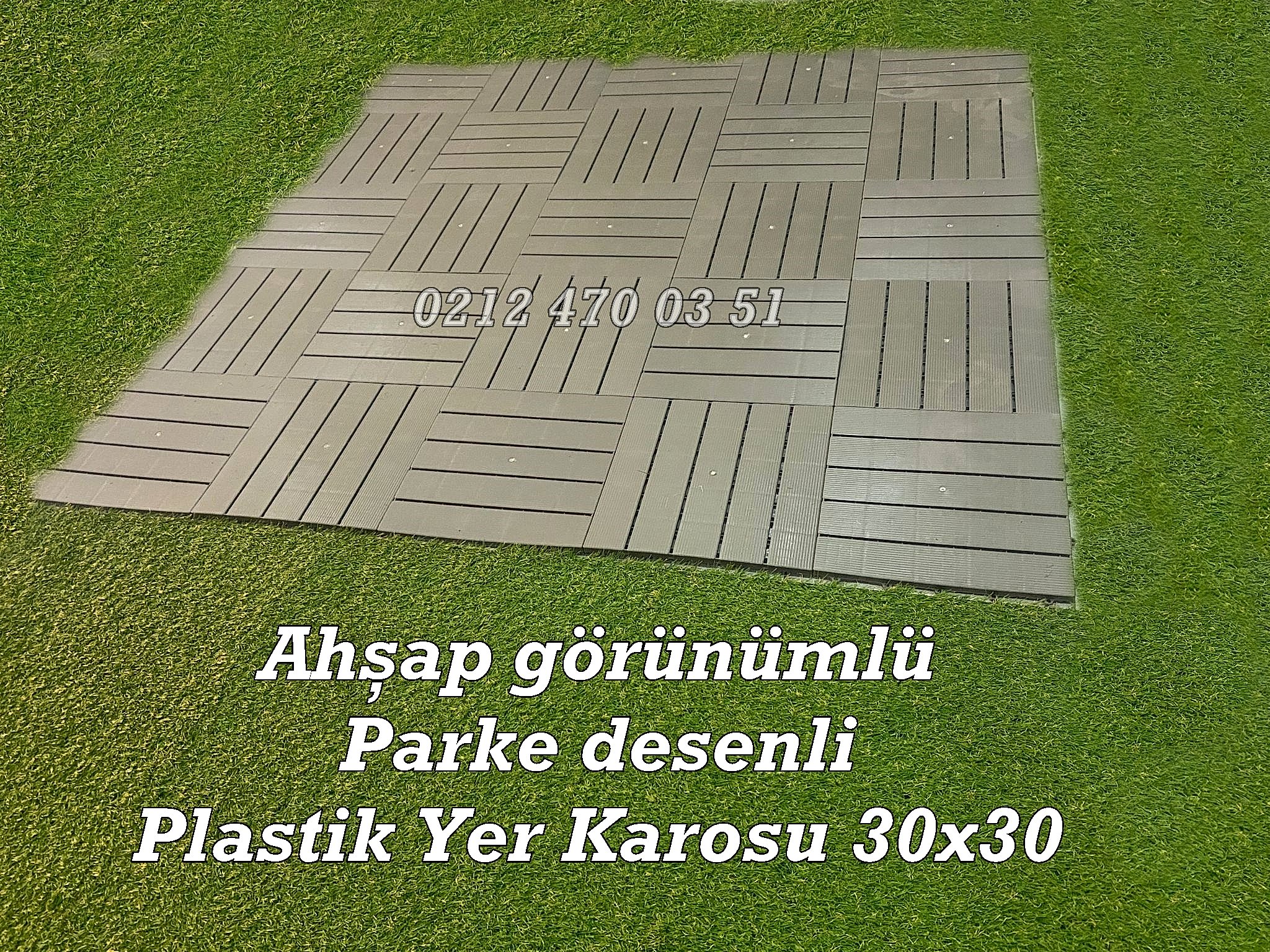 30x30 Modüler Plastik Karolar – Ahşap Estetiği, Plastik Dayanıklılığı