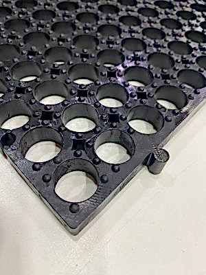Gemi İçi Kaymaz Kauçuk Paspas 33x33 sök tak modüler