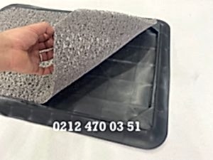 Dezenfektan Havuzlu Antibakteriyel Kıvırcık Hijyen Paspas 45x70cm