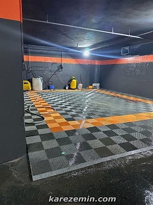 Turuncu Detailing Yer Karosu – Geçmeli Plastik Oto Servis Karosu