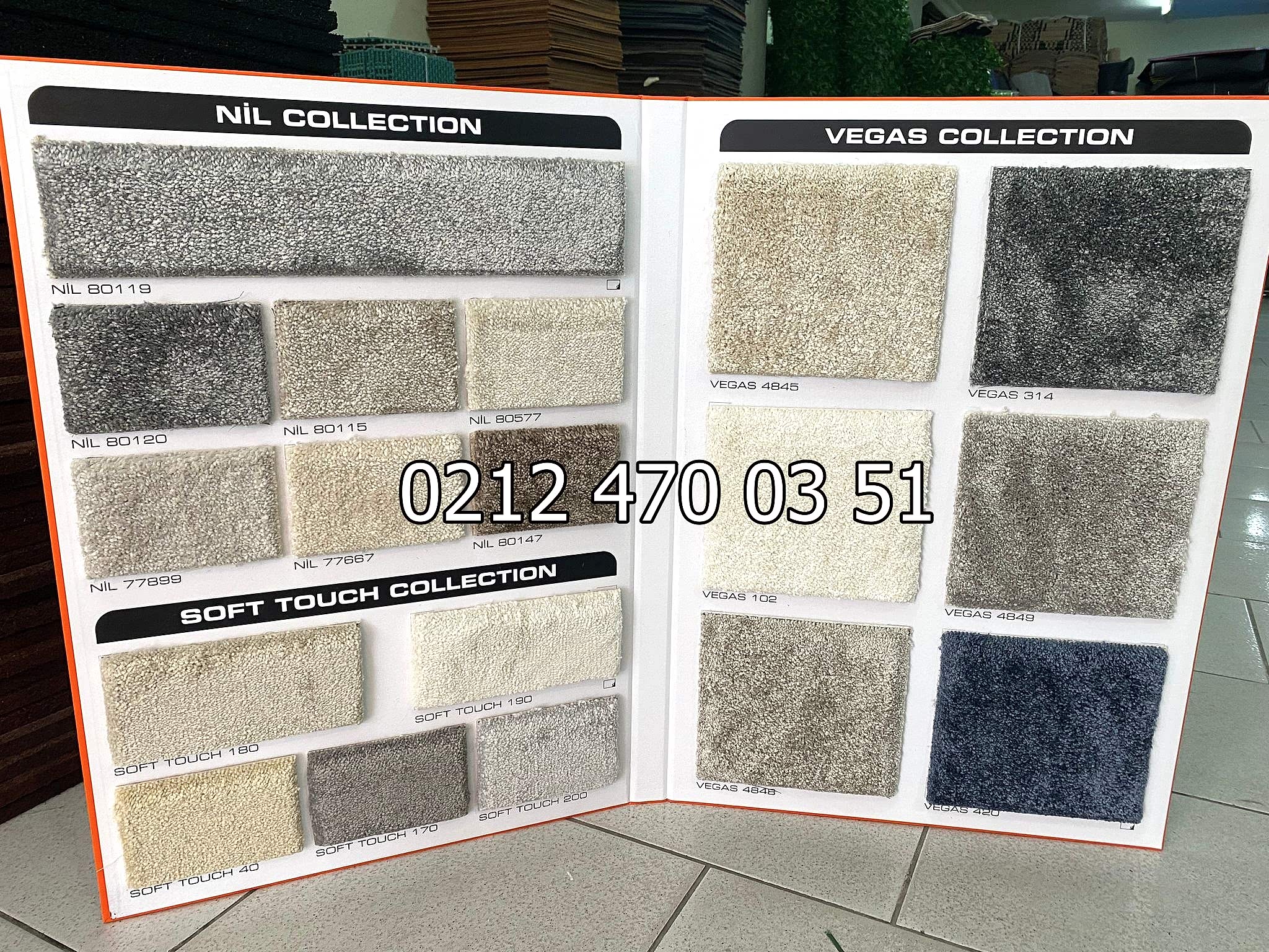 Tüylü Halı Vegas Soft Nil halıfleks kartelası Vegas Collection Tüylü Halı – Duvardan Duvara Modern Shaggy