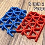 Z Mat Zig Zag Paspas – Mavi 8 mm