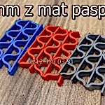 8 mm Z Mat Zig Zag Paspas Gri