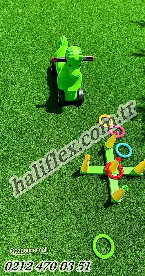 Anaokulu Kreş Bahçe Çim Halı Zemin Kaplama 20mm Çim Halı 20mm Peyzaj Çim Halı