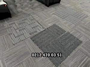 Alev Almaz Karo Halı 50x50 | Yanmaz Ofis ve Ticari Alan Karo Halı